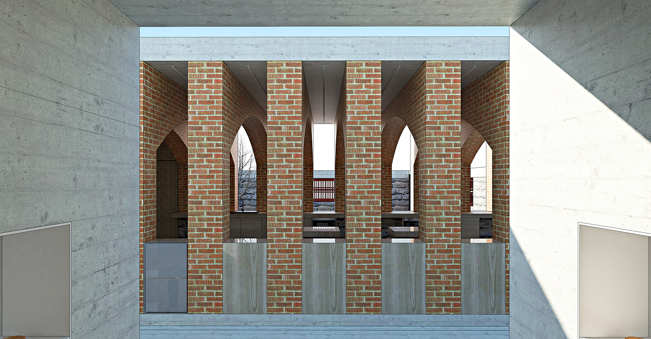 山东威海新建民宿-砖拱屋