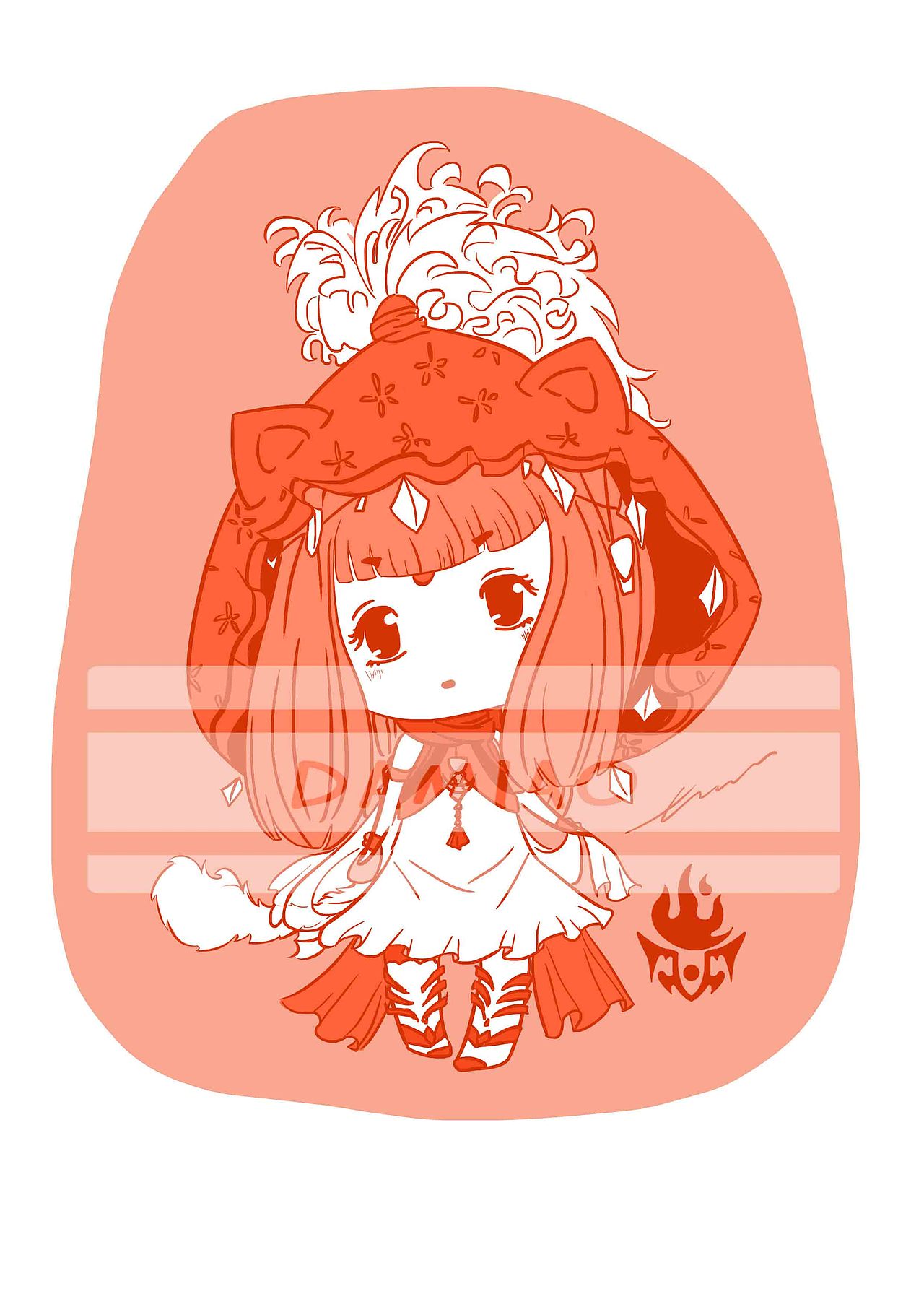 剑网三Q版萝莉（图ZMjU3MzkwMjQ=） - 单幅漫画 - 站酷设计师大喵喵嘞个喵原创素材 - 站酷ZCOOL