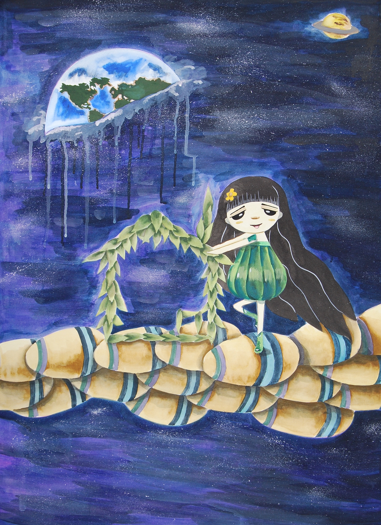 地球村最美和平（图ZMTY0MDgwMDQ=） - 儿童插画 - 站酷设计师YIYI450原创素材 - 站酷ZCOOL