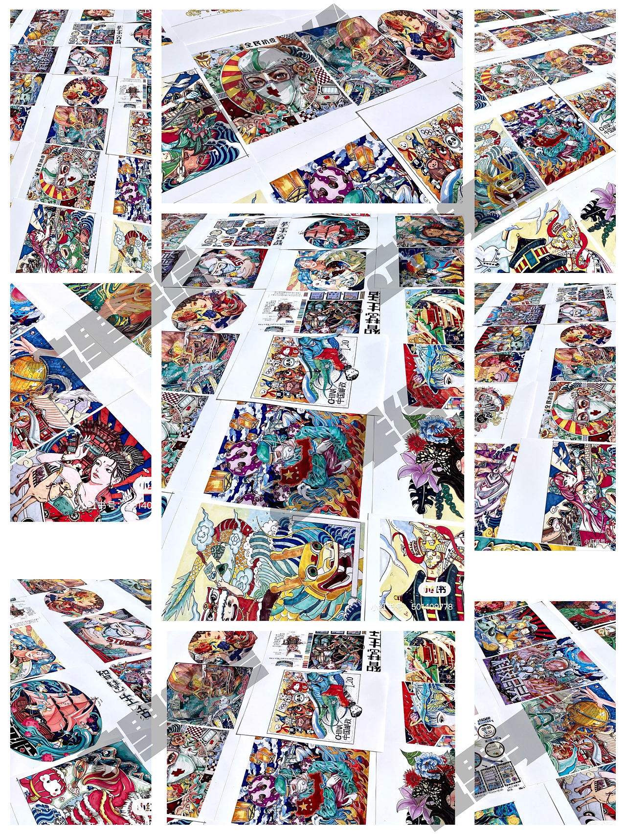 线上课程全程班-7月底8月初-学生优秀创作作品节选展示（图ZMjY2NTUyNzk2） - 创作习作 - 站酷设计师立里手绘工作室原创素材 - 站酷ZCOOL