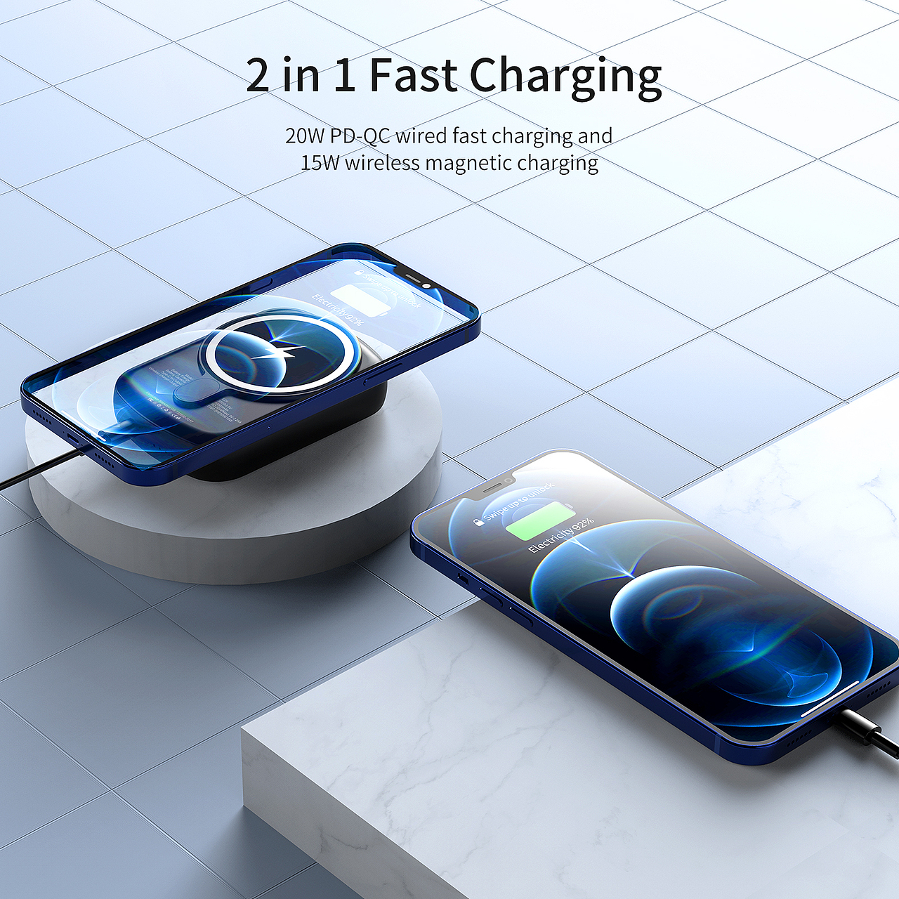 【亚马逊A+页面】磁吸充电宝