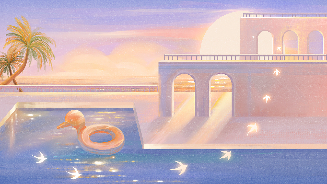 【治愈】寻找另一个自己（图ZMjY4Nzg3MzUy） - 商业插画 - 站酷设计师莫醒182原创素材 - 站酷ZCOOL