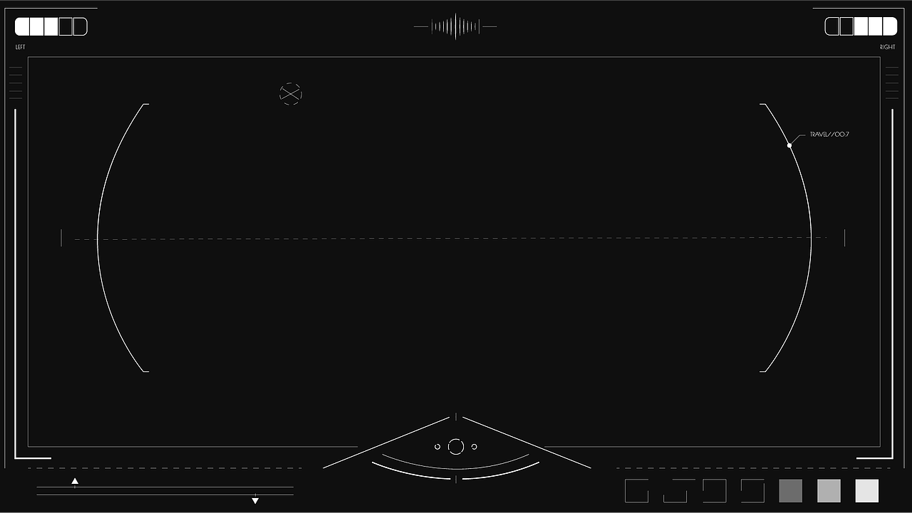 一套数据可视化设计科技感组件