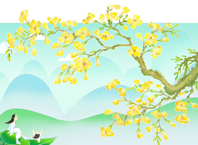 商业创作——花鸟台历