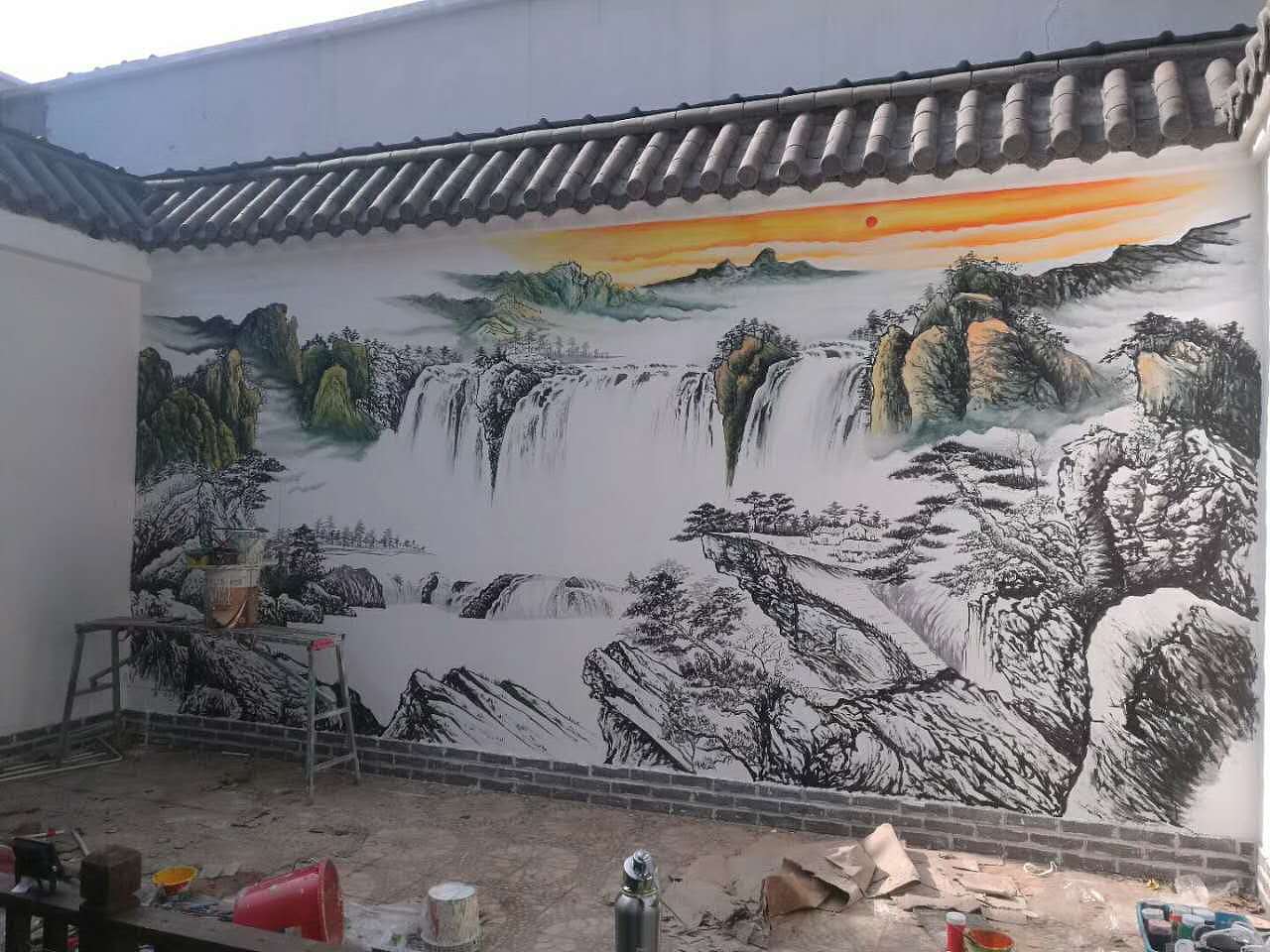 私人会所 山水风景 高大上 你刚好需要 我刚好专业