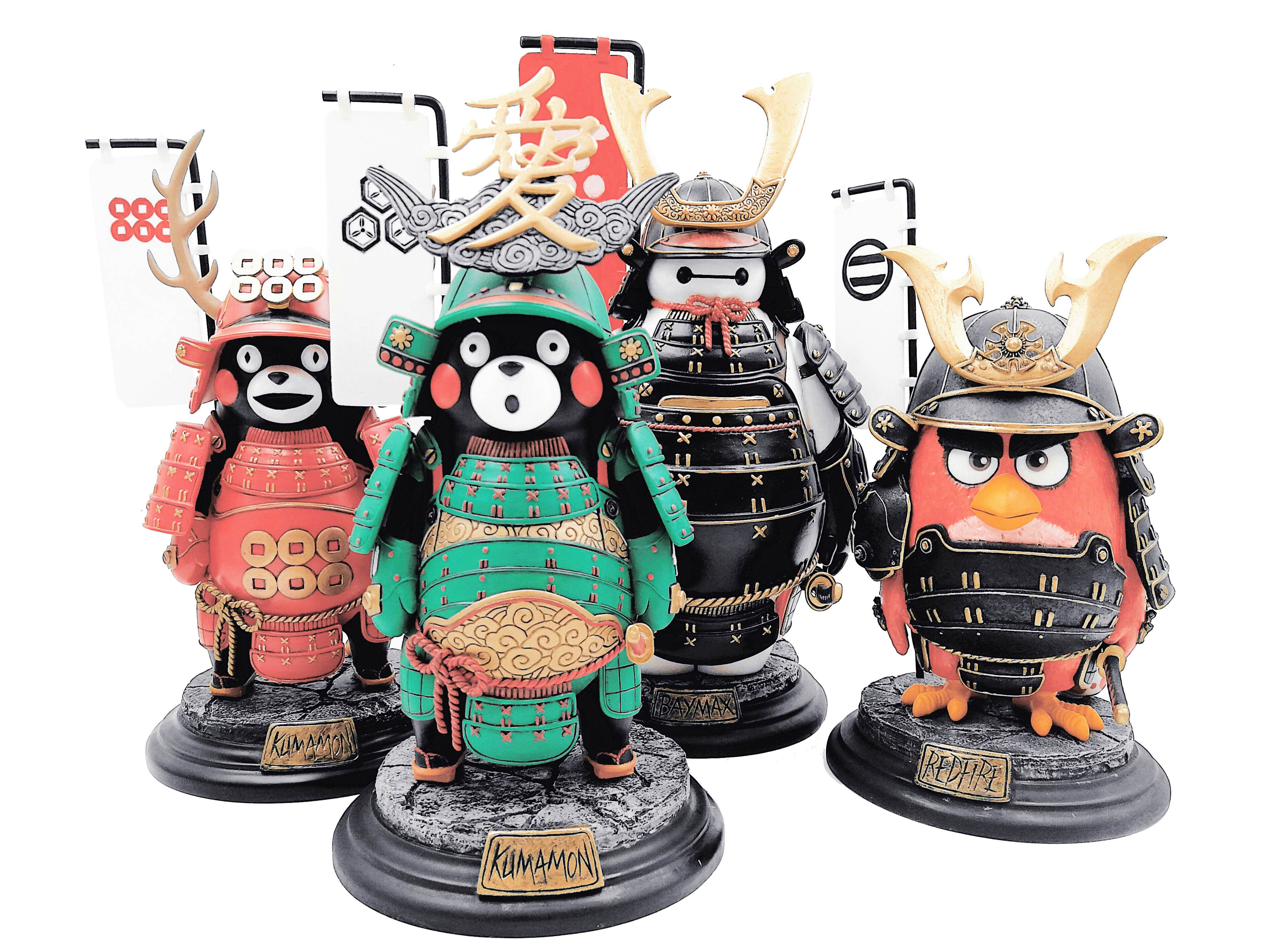 如何设计品牌ip形象日本武士形象玩具