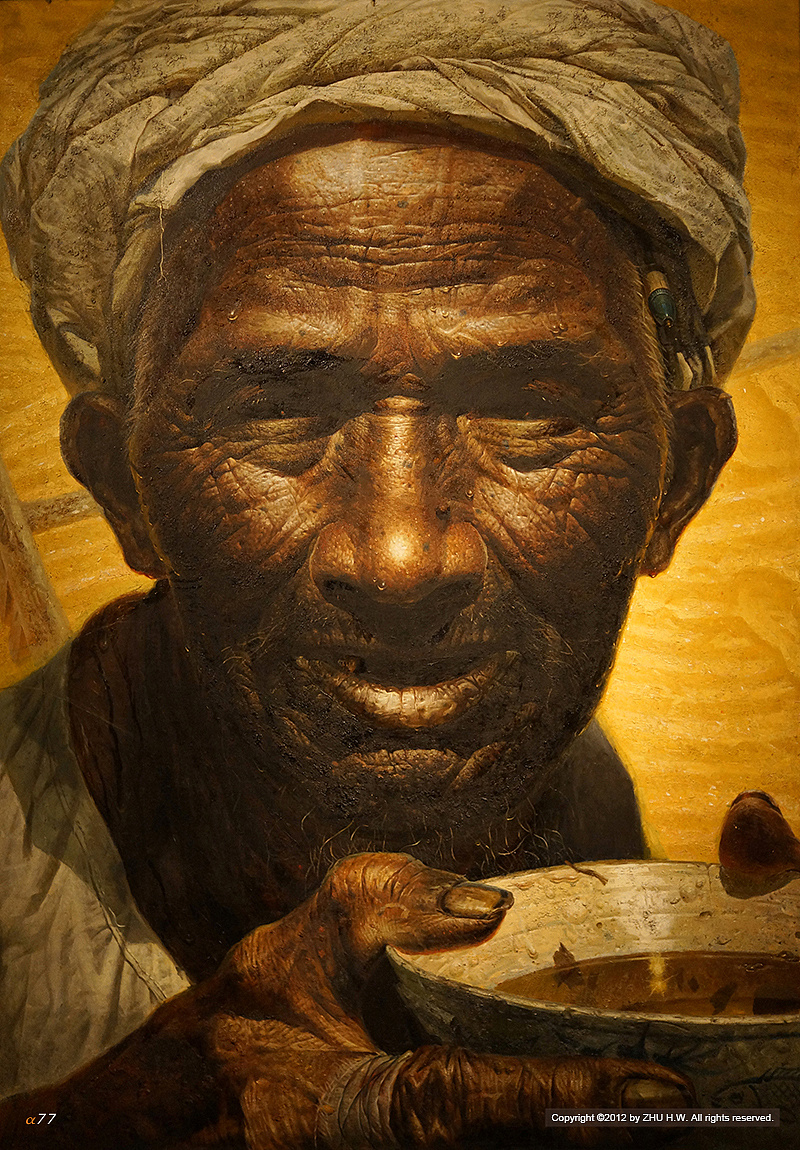 父亲    罗中立    1980年    215cm x 150cm