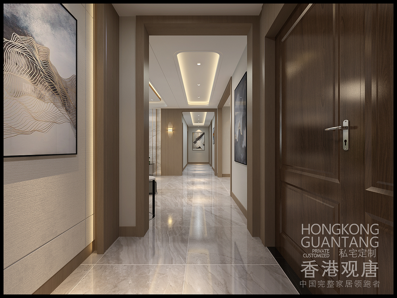 滕州善国盛景202平型现代中式风格装修设计