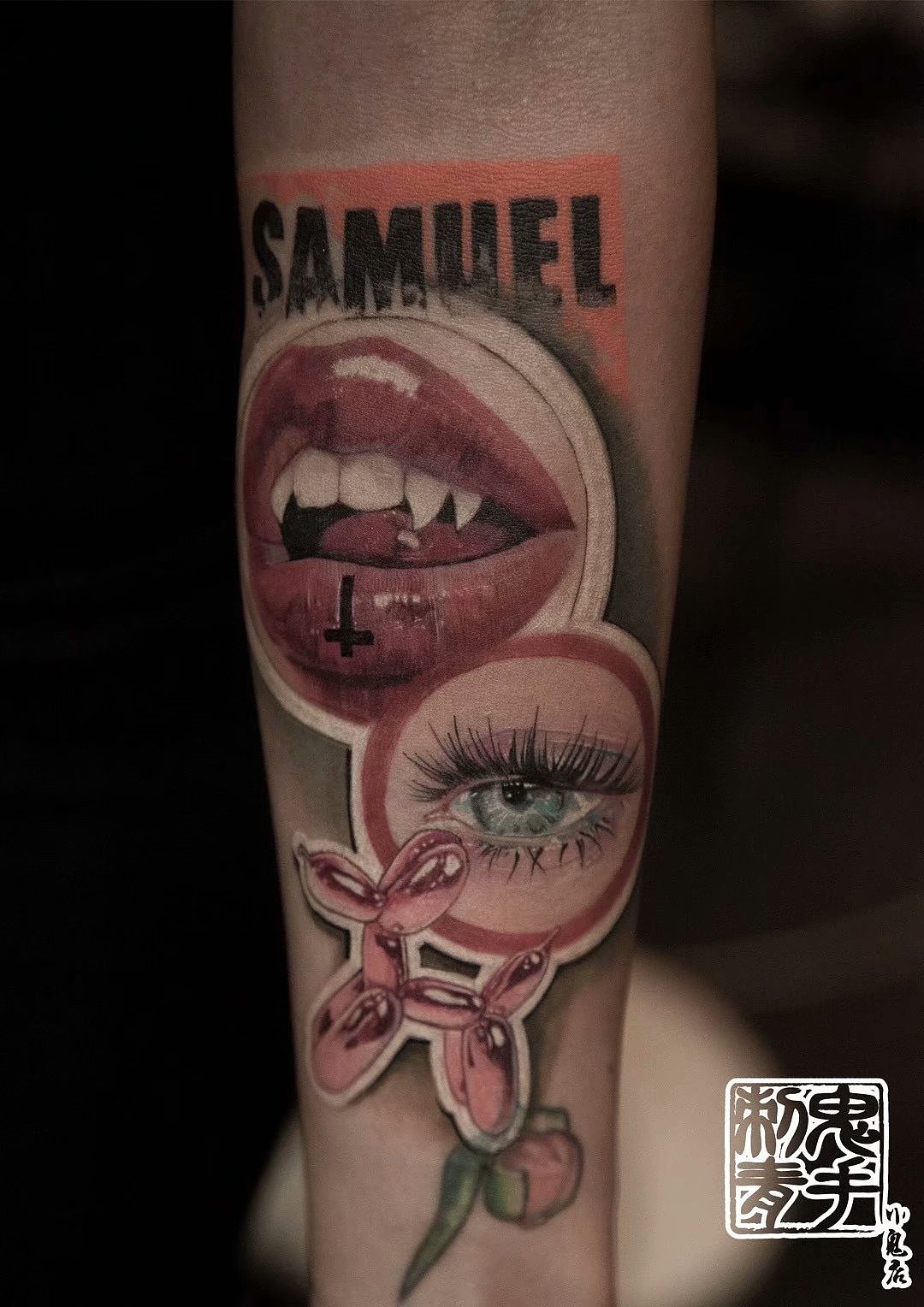 鬼手纹身作品分享