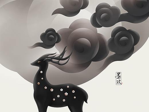 中式地产山水地产中国风格稿