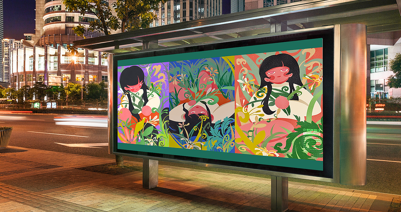 It's the garden（图ZMzE5MDk1NzIw） - 商业插画 - 站酷设计师猫江鱼丸子原创素材 - 站酷ZCOOL