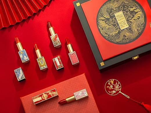「造图舍」colourfeel口红礼盒中国风产品摄影精修