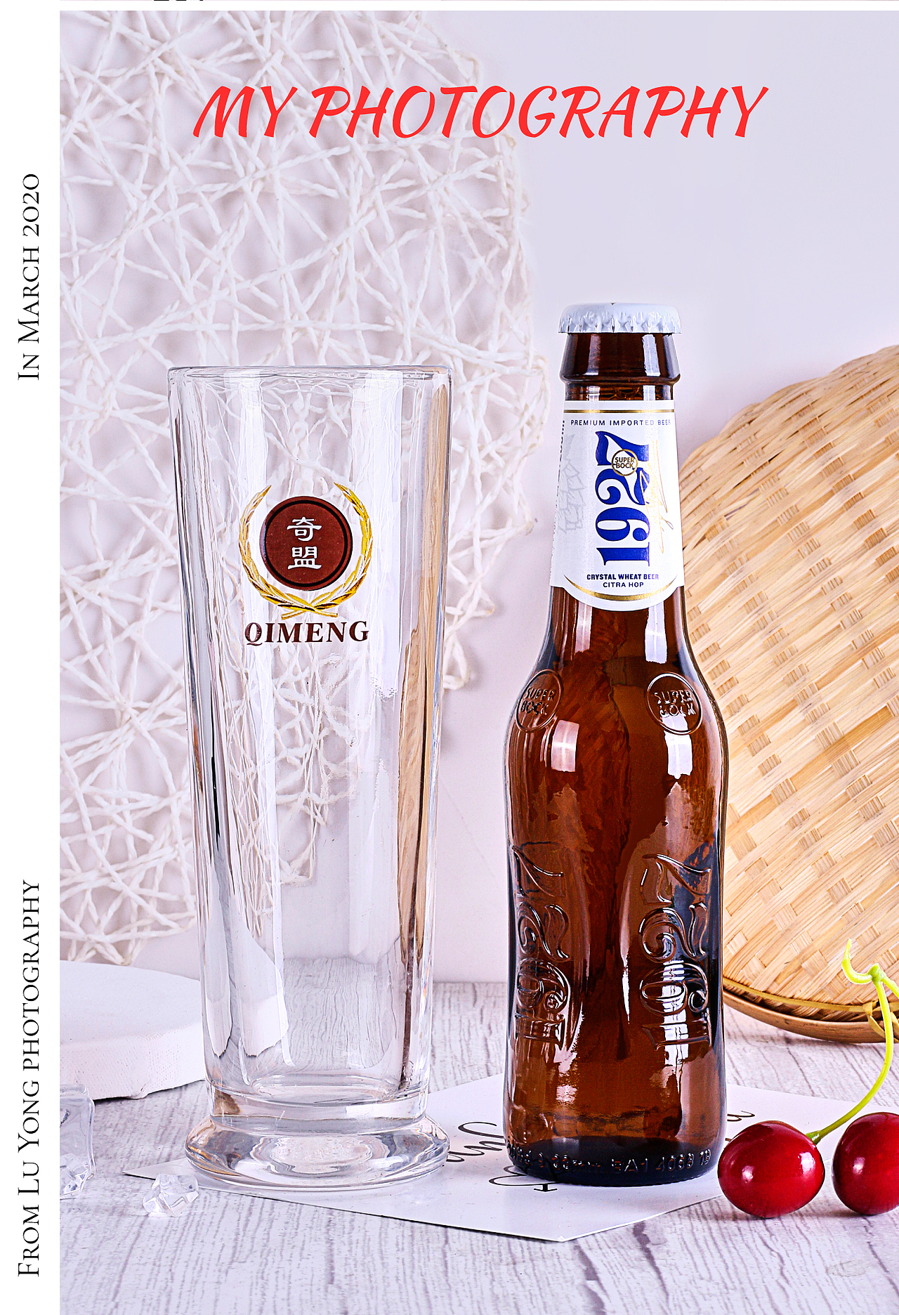 超级波克super bock1927晶白小麦啤酒photography