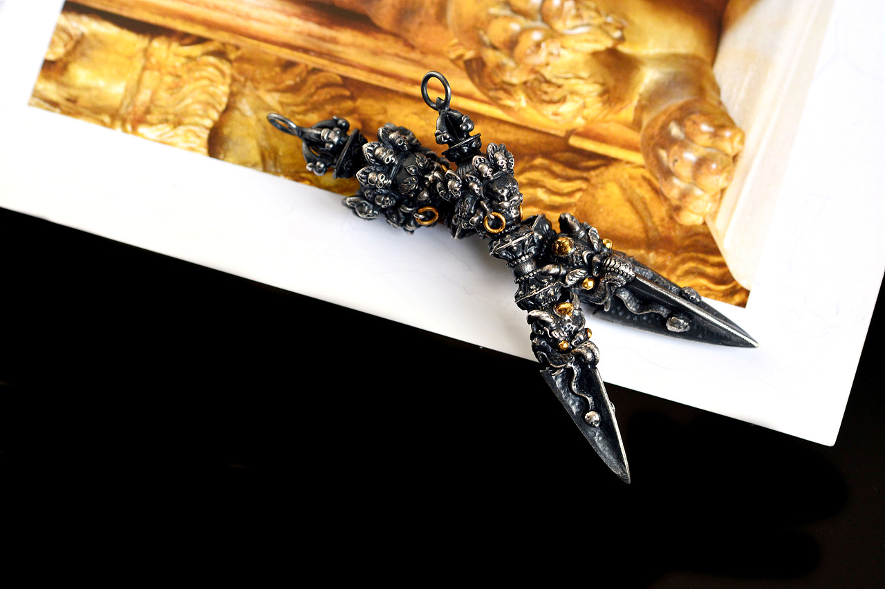 设计师作品|三面六臂,普巴金刚撅