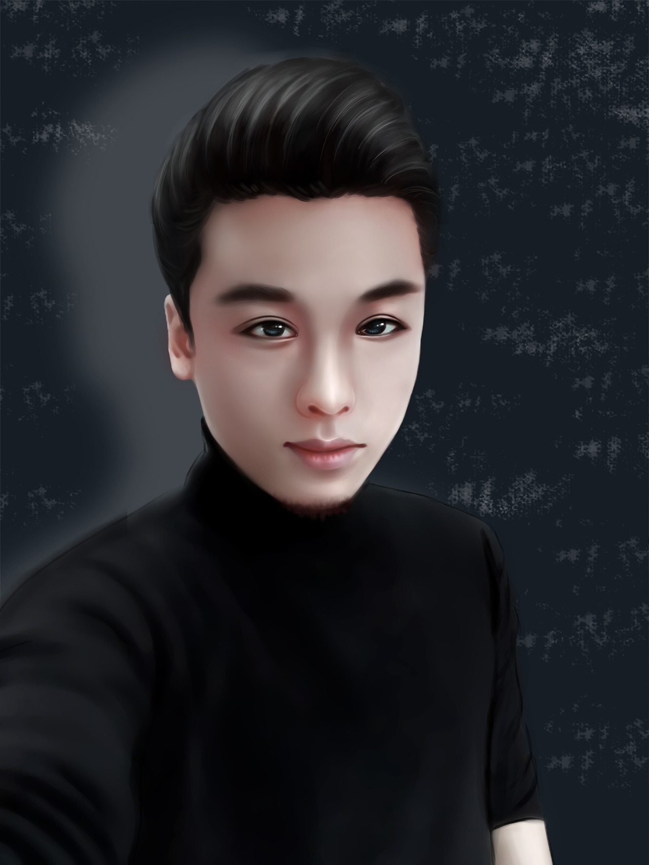 古风言情画插画手绘cg美男帅哥漫画都市古代男子