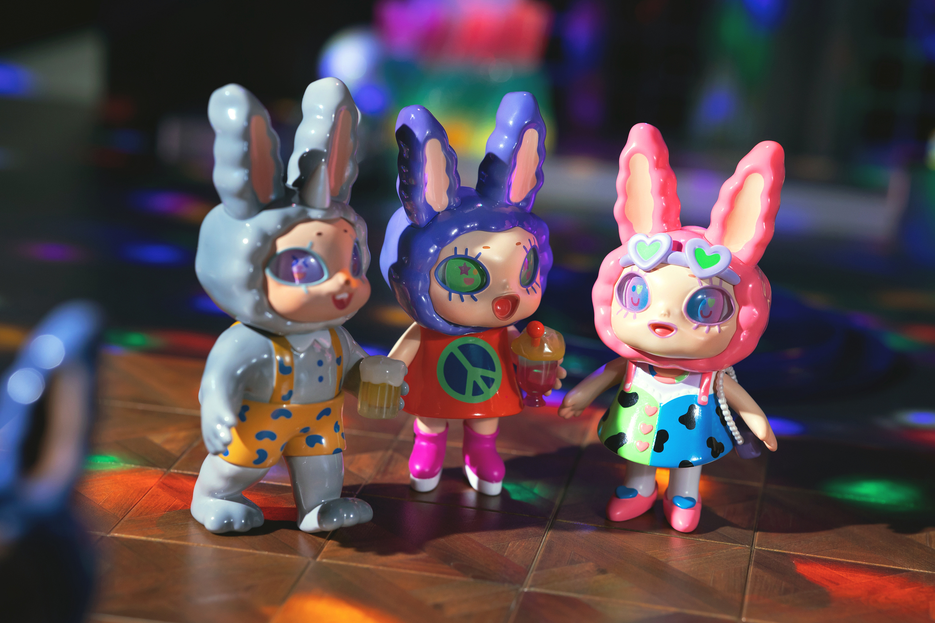 【潮玩摄影】yeaohua-agan电音派对盲盒|摄影|产品摄影|silvi丁