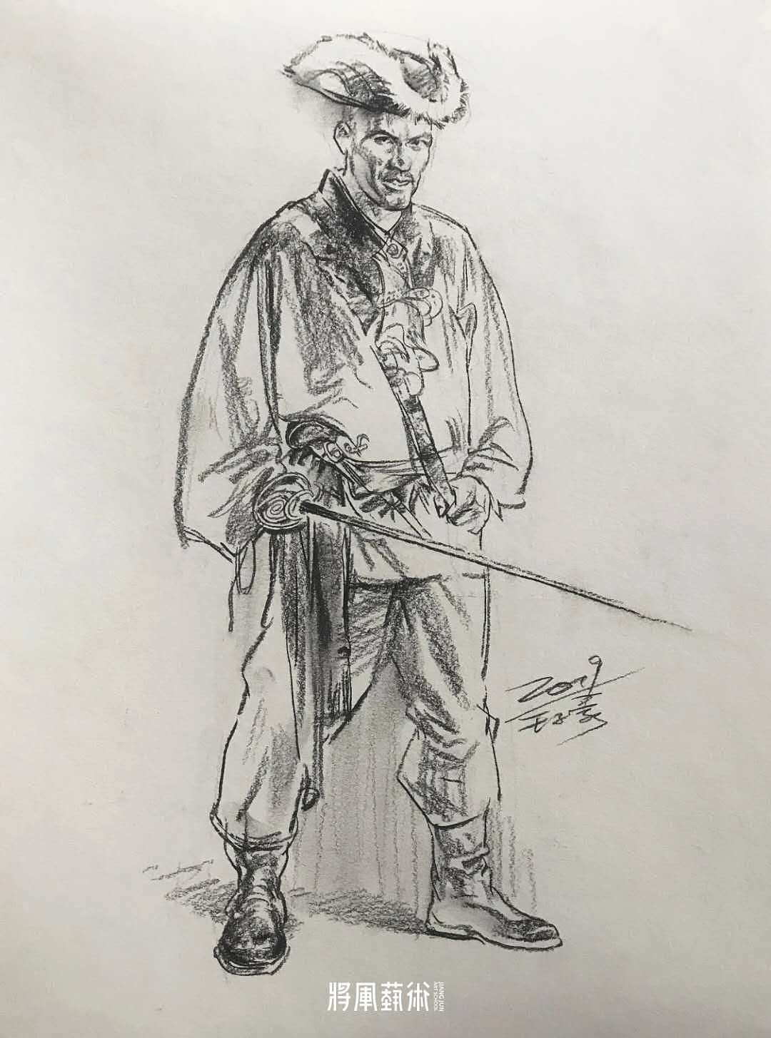 将军速写系列【三】（图ZMjAwNzM4NTk2） - 绘画 - 站酷设计师叫我小唐好了呀原创素材 - 站酷ZCOOL