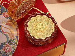 黄金琉璃月饼