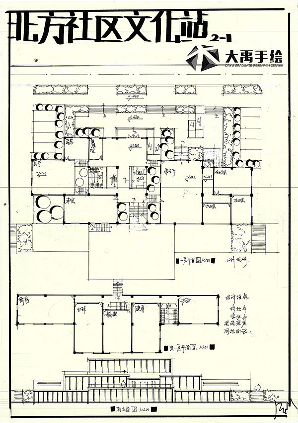 大禹手绘建筑快题优秀作品欣赏(合辑3)