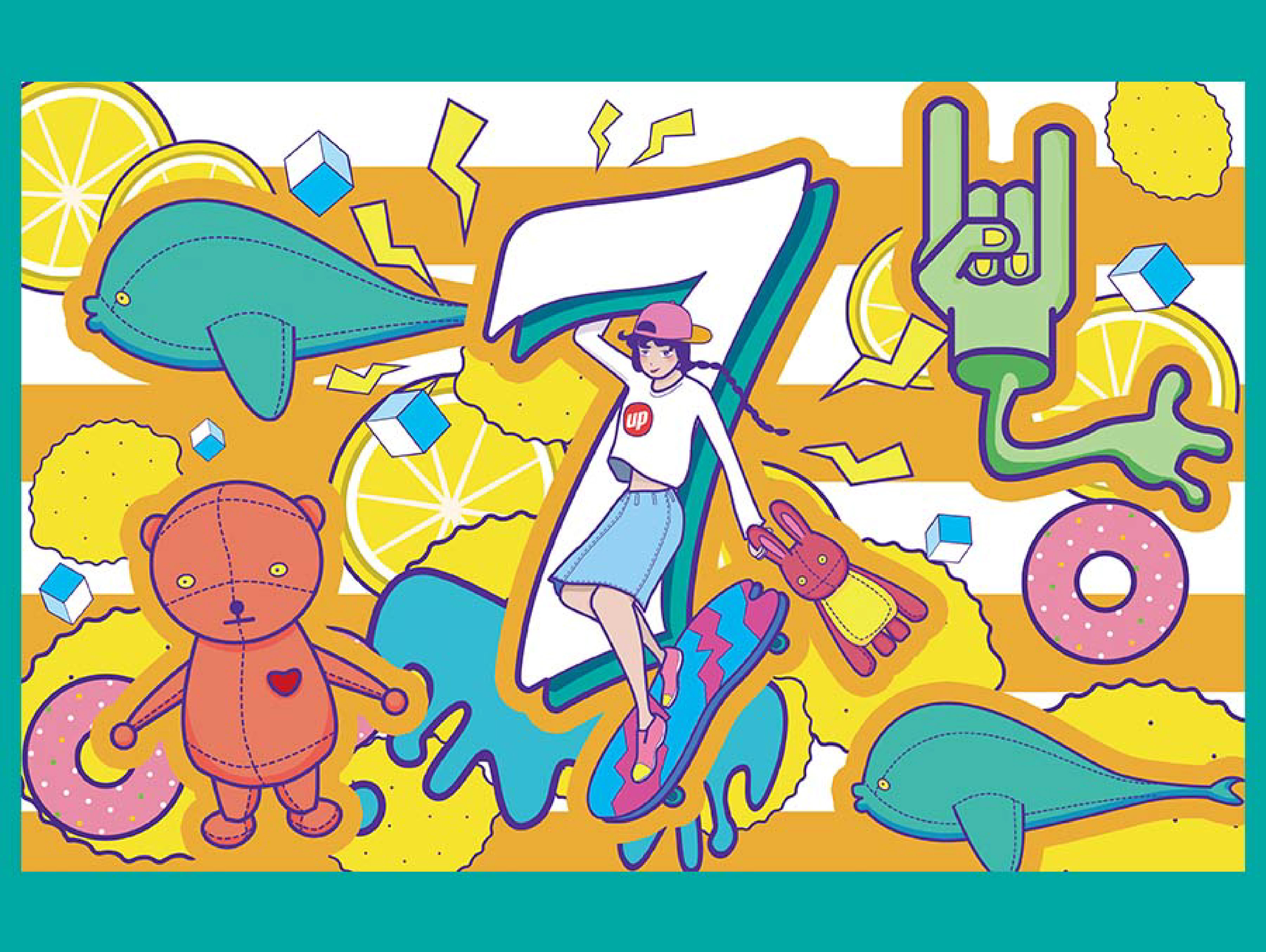 【七喜少女罐】每个人都有一颗酷酷的少女心