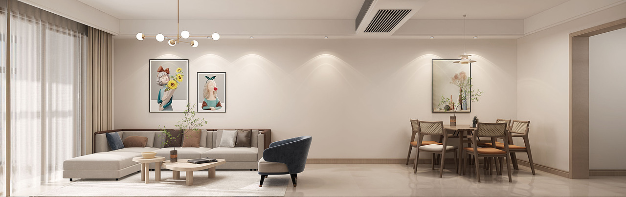 现代温馨三居室