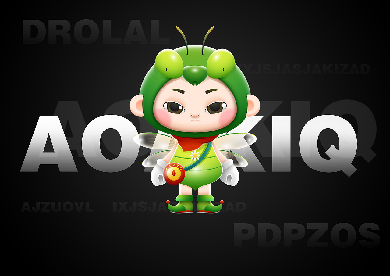 昆虫拟人化形象ip设计