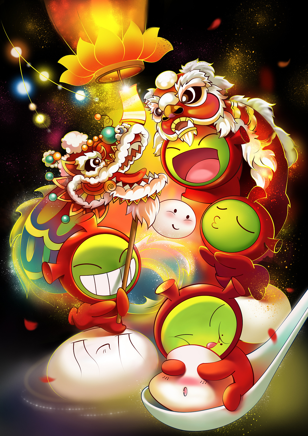 "星仔"元宵节贺图