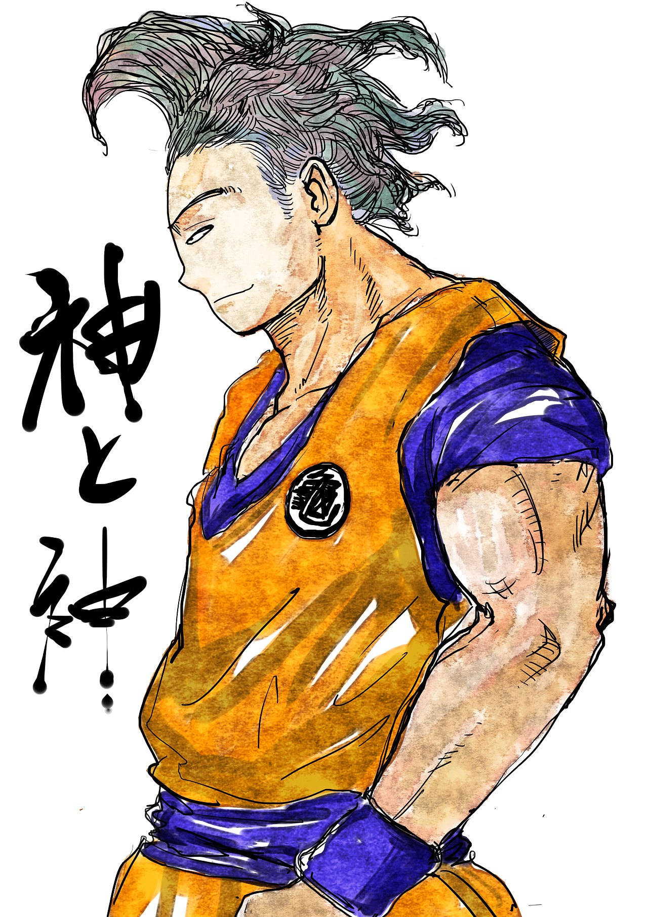 龙珠同人|动漫|单幅漫画|百段缺神 - 原创作品 - 