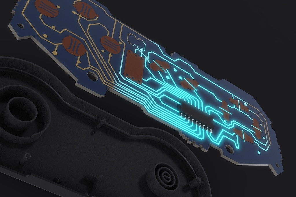 keyshot动画习作02(游戏手柄,小风扇)