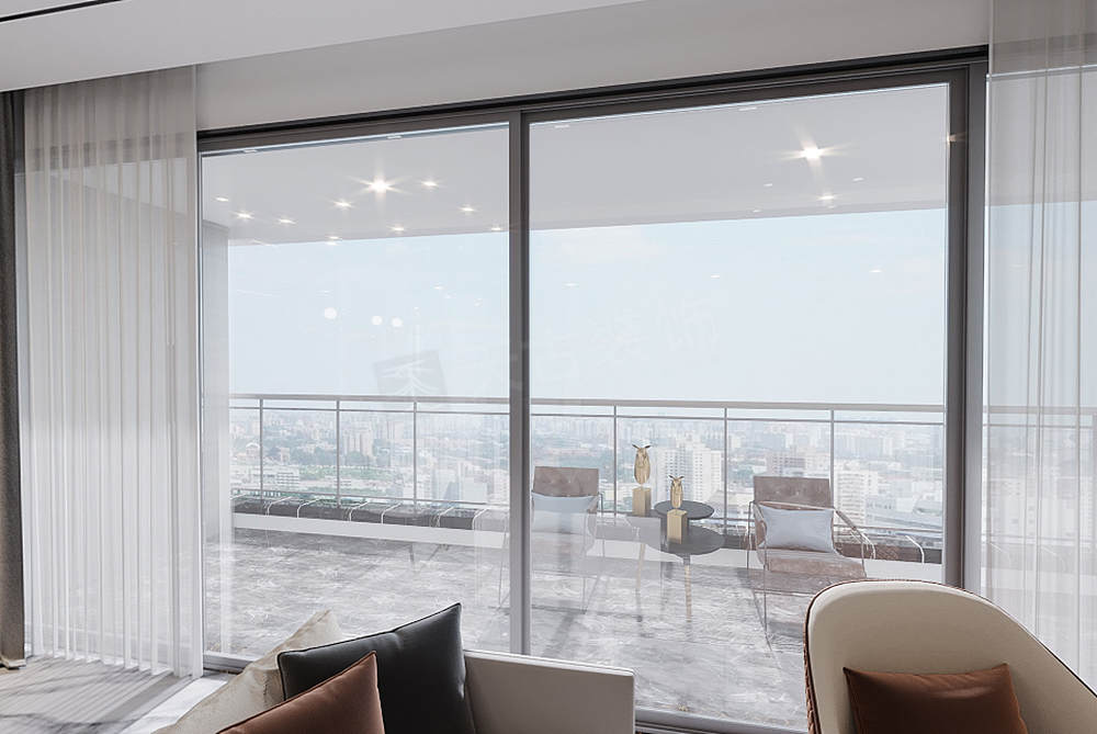 香港置地壹号半岛装修,现代风格无主灯设计,天古装饰