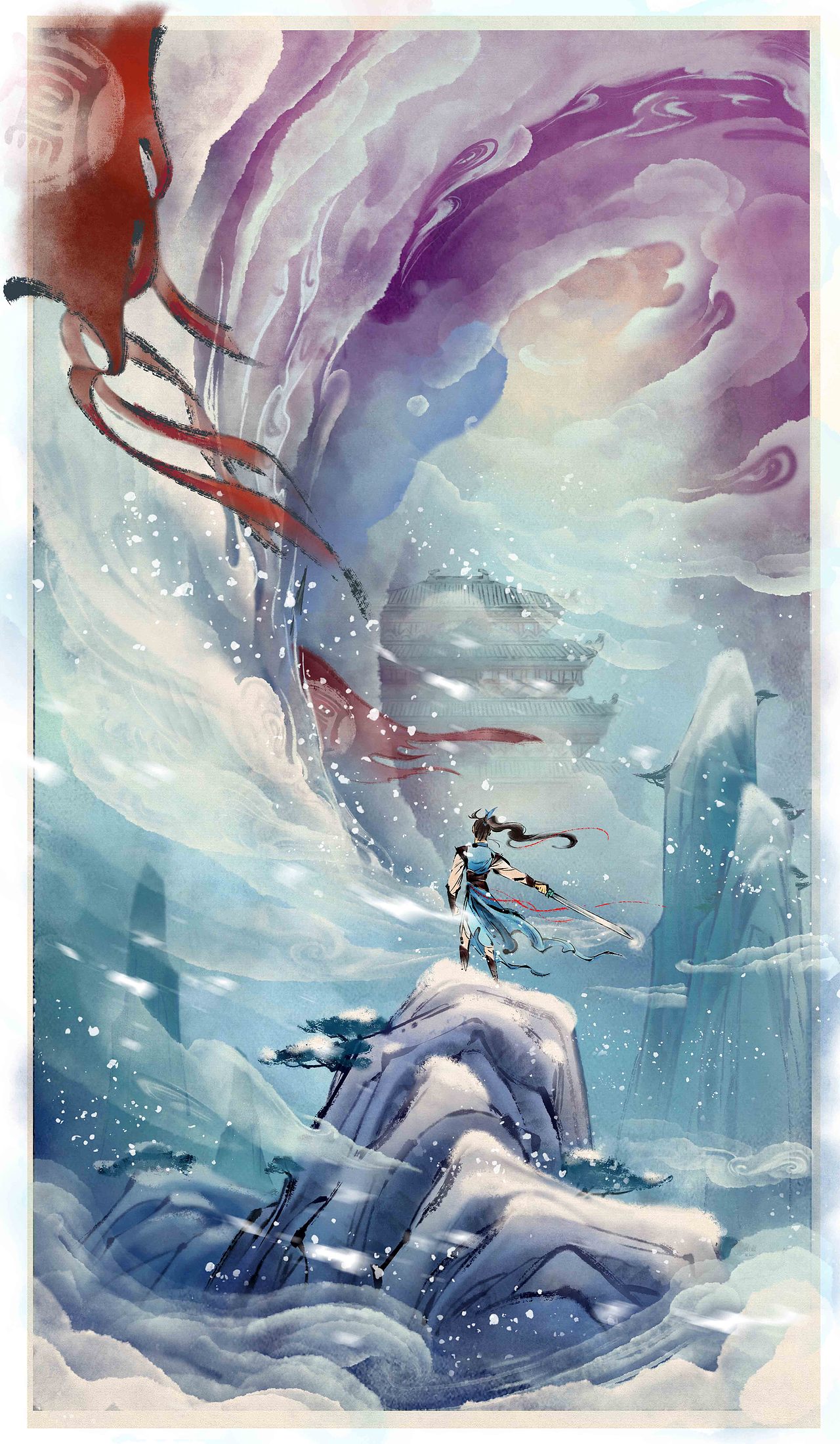 雪中悍刀行动画海报