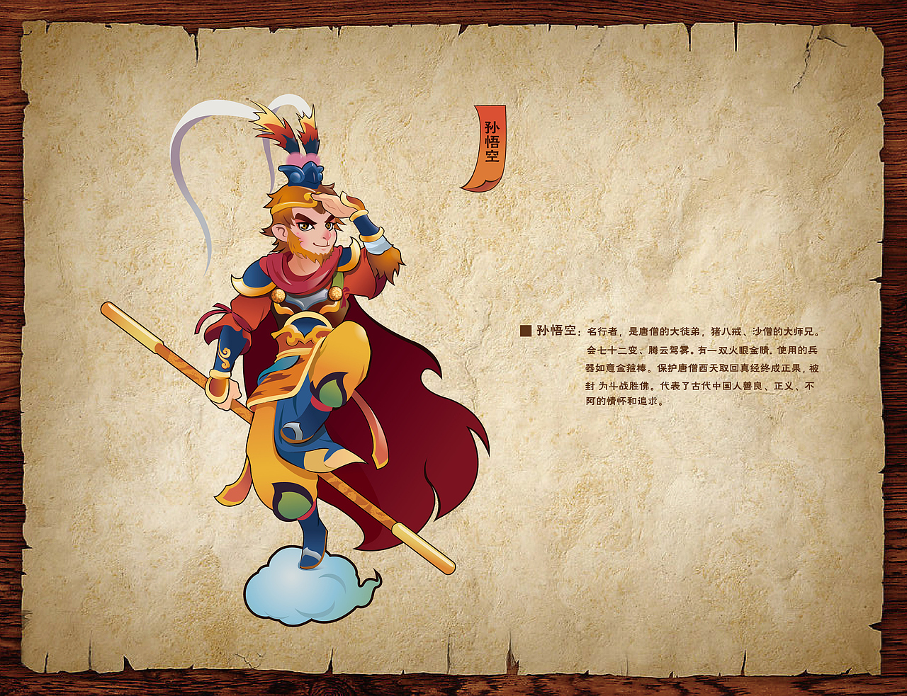 燕山大学 平面设计 《西游记》 人物Q版形象