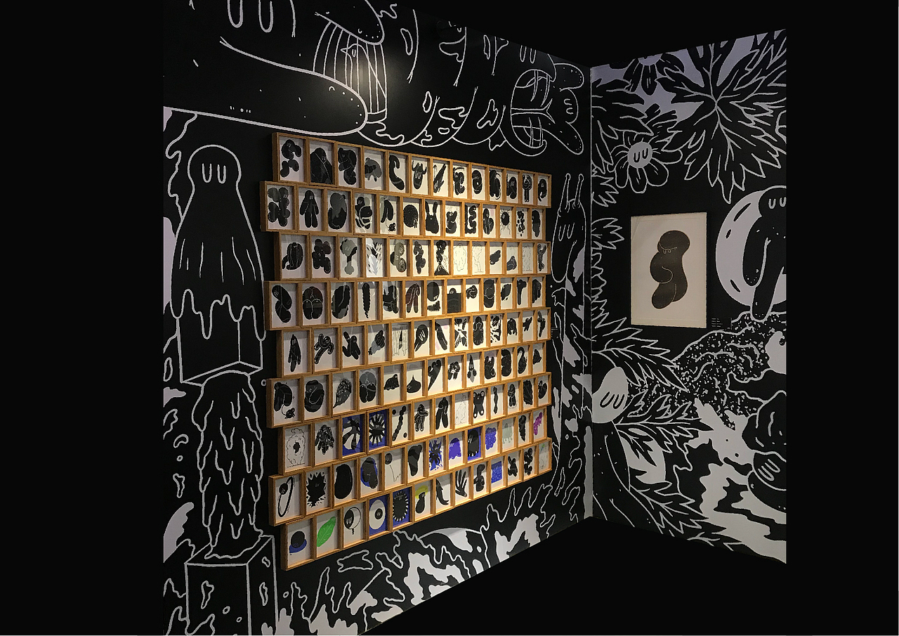 版画与小黑泥的神奇世界 | 印物所 X 冀皓天（图ZMTMyOTQ4MDA4） - 艺术插画 - 站酷设计师吉好甜原创素材 - 站酷ZCOOL