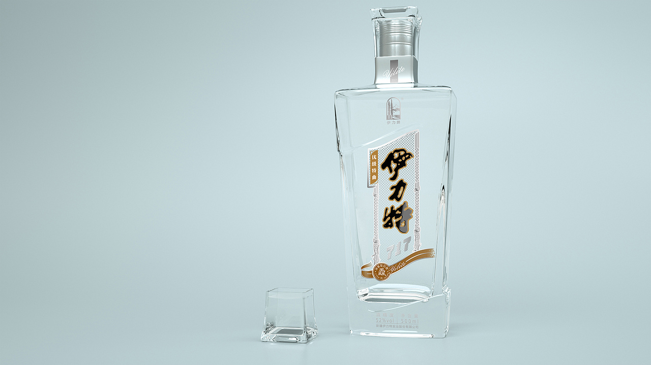 伊力特717·风林火山系列酒包装设计