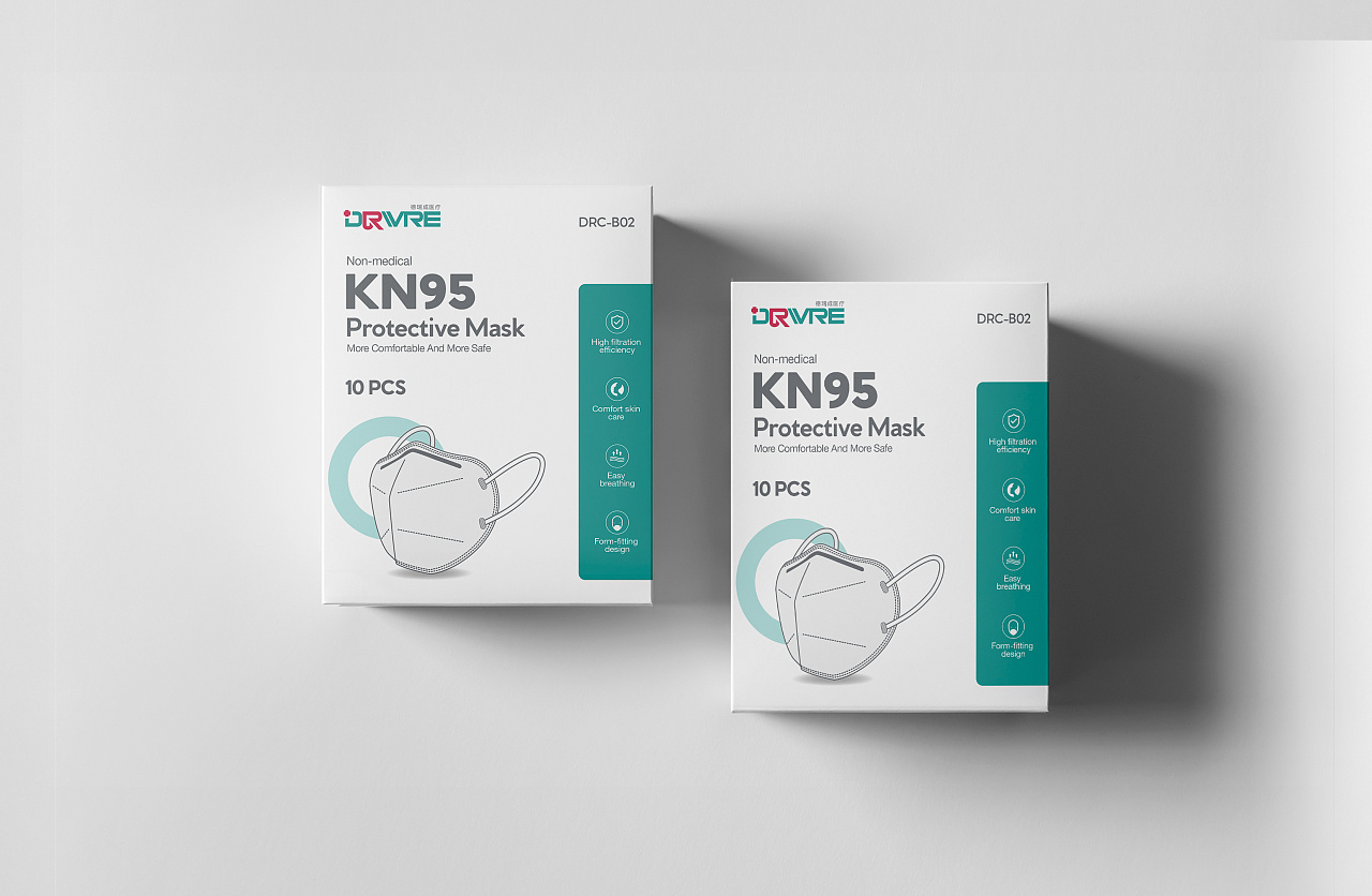 kn95口罩包装|平面|包装|品一视觉设计 - 原创作品 - 站酷 (zcool)