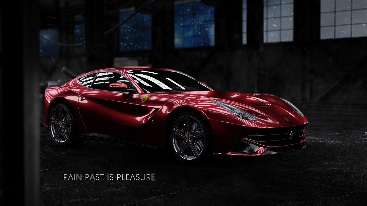 法拉利F12 --- 渲染合成