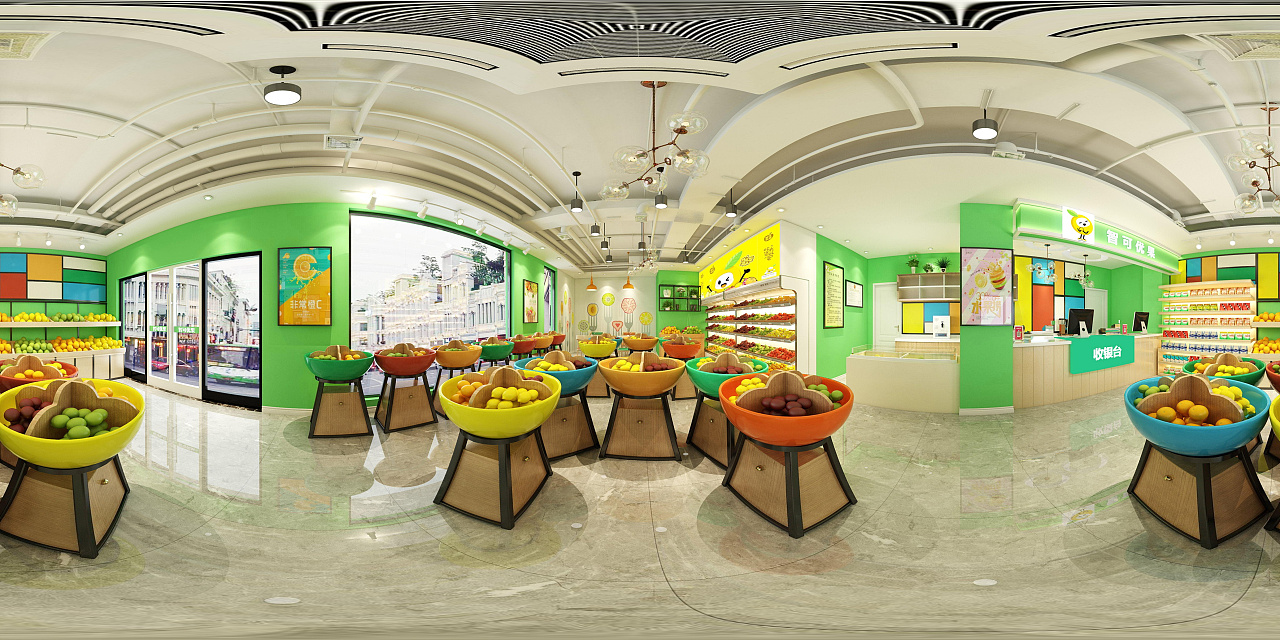 水果店效果图