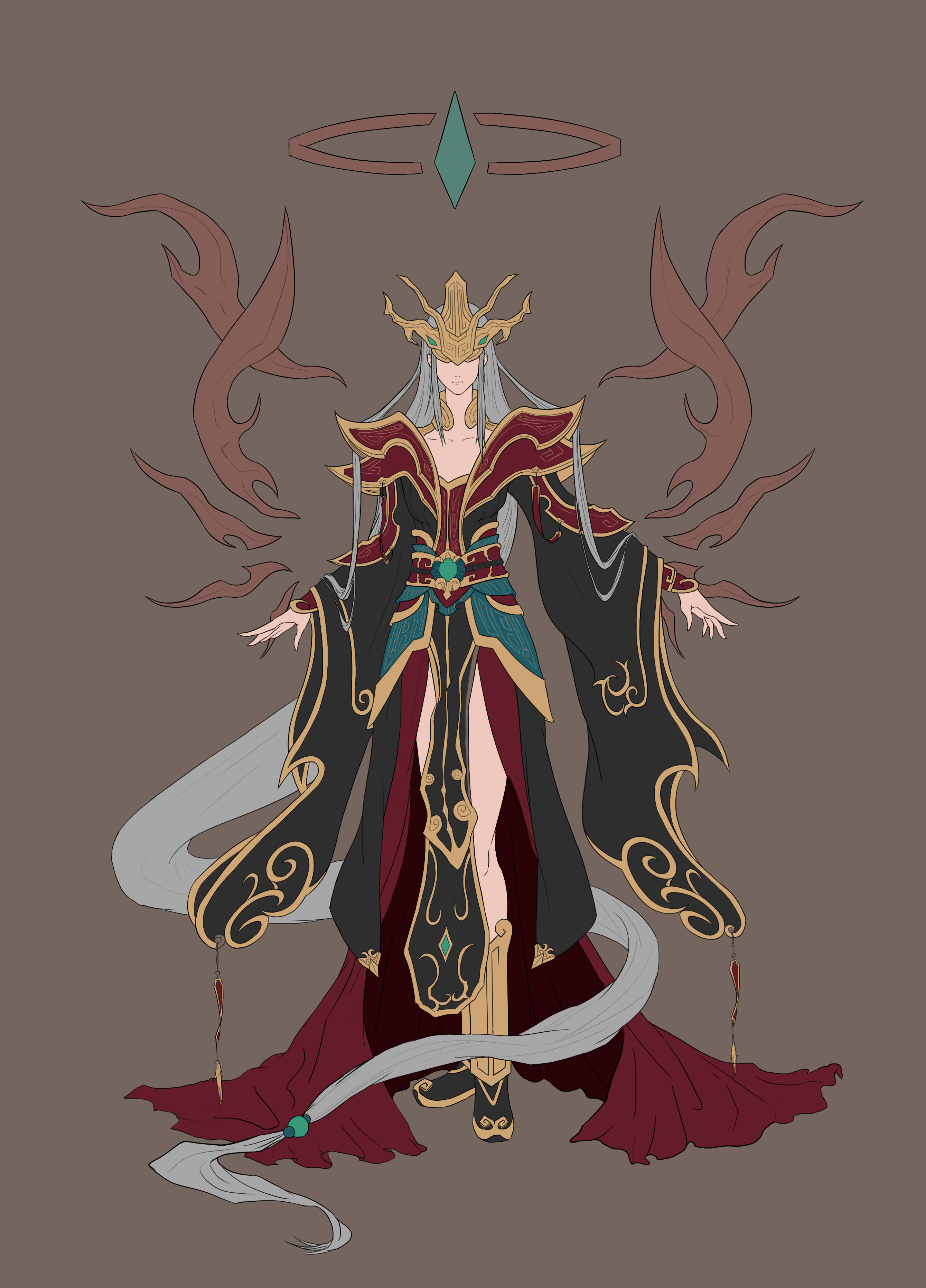 中式古风原画设计