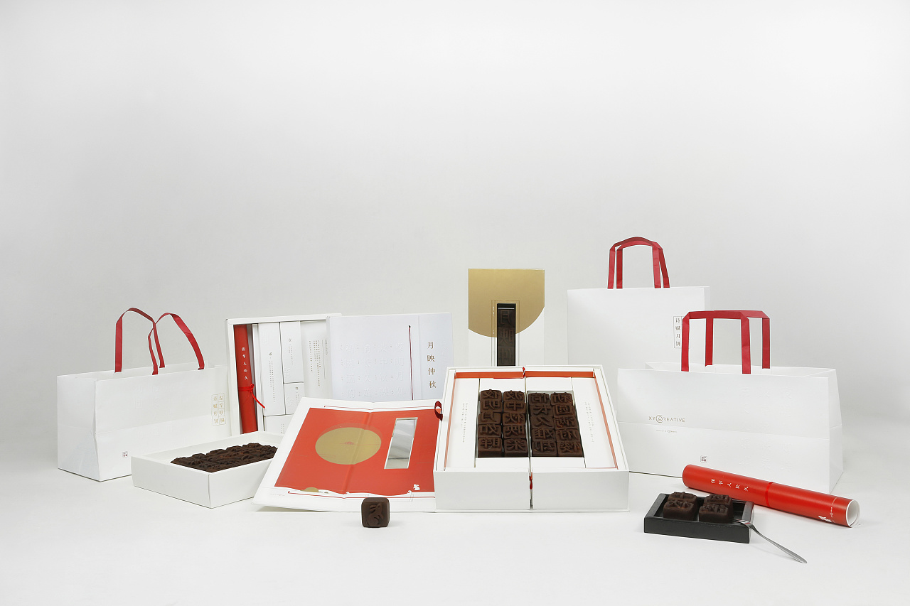 新雨/二〇一八中秋活字印刷诗赋-月饼包装设计全揭秘