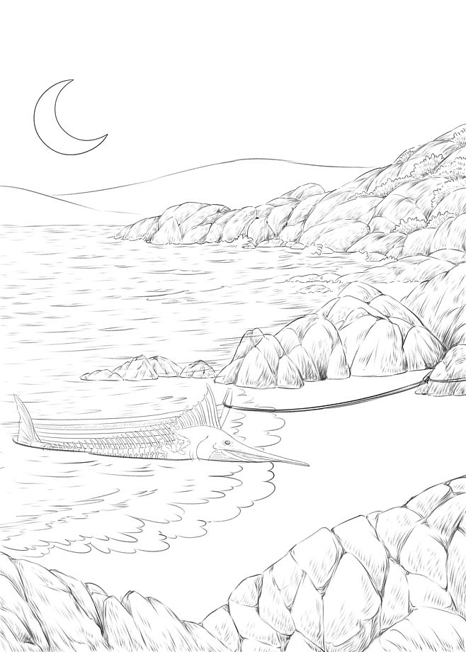 致敬经典-老人与海（图ZMTkwNDk1MjI0） - 儿童插画 - 站酷设计师白廷原创素材 - 站酷ZCOOL