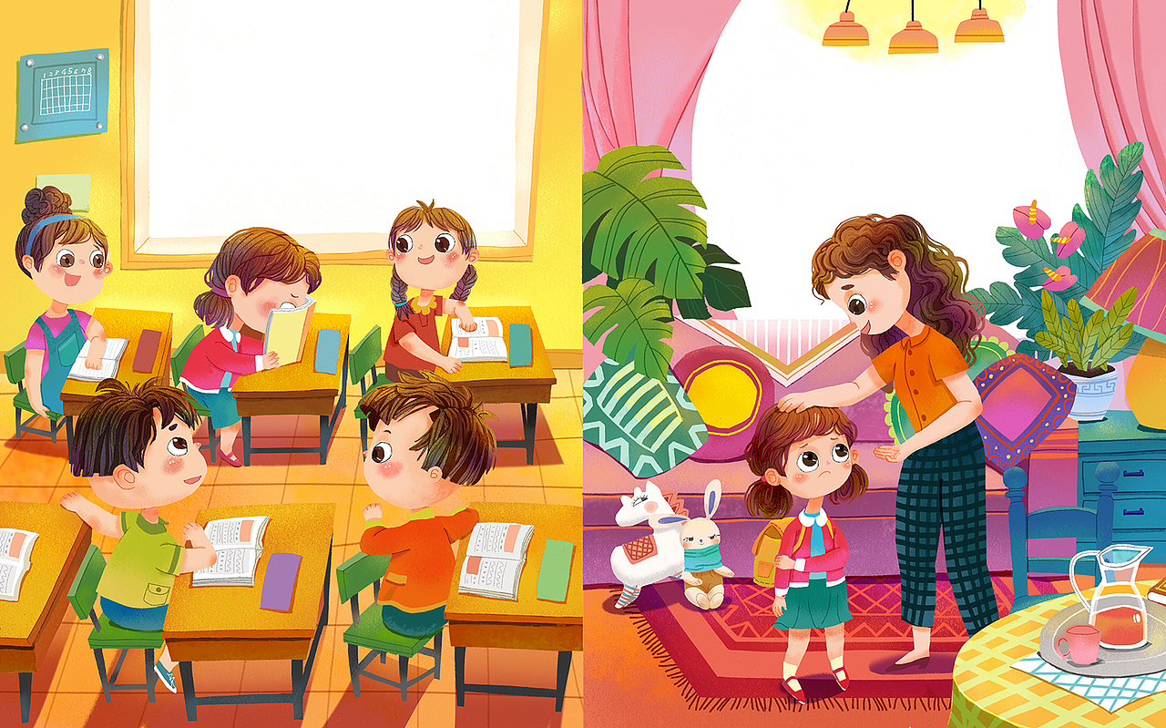 儿童绘本（图ZMjkwMDg4NjA4） - 儿童插画 - 站酷设计师沐染a原创素材 - 站酷ZCOOL