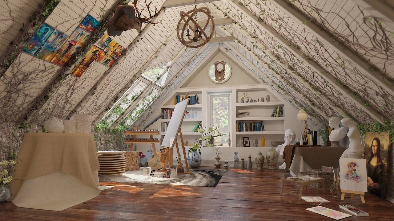 艺术小木屋（图ZMTQ3NDE4MDI0） - 建筑/空间 - 站酷设计师吴君科原创素材 - 站酷ZCOOL