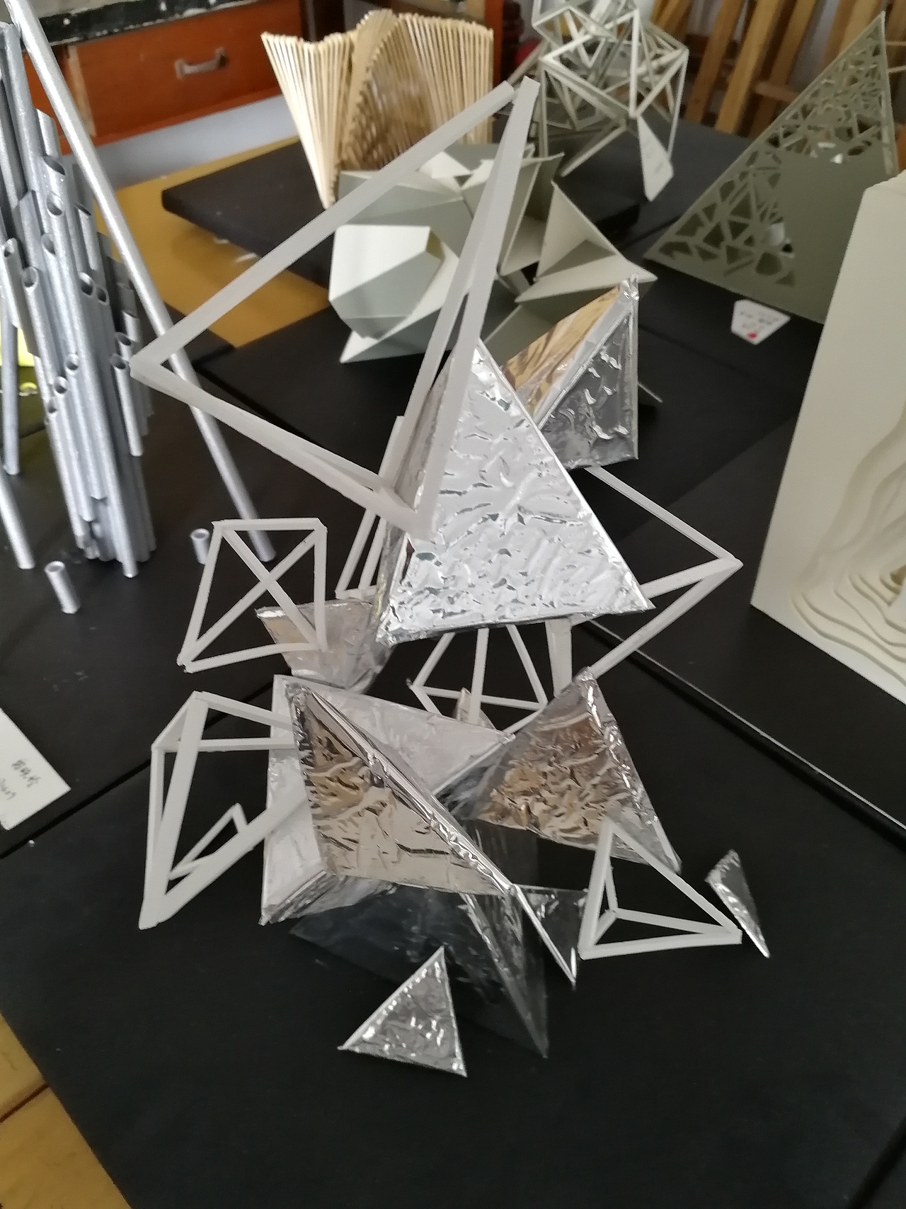 立体构成作品展