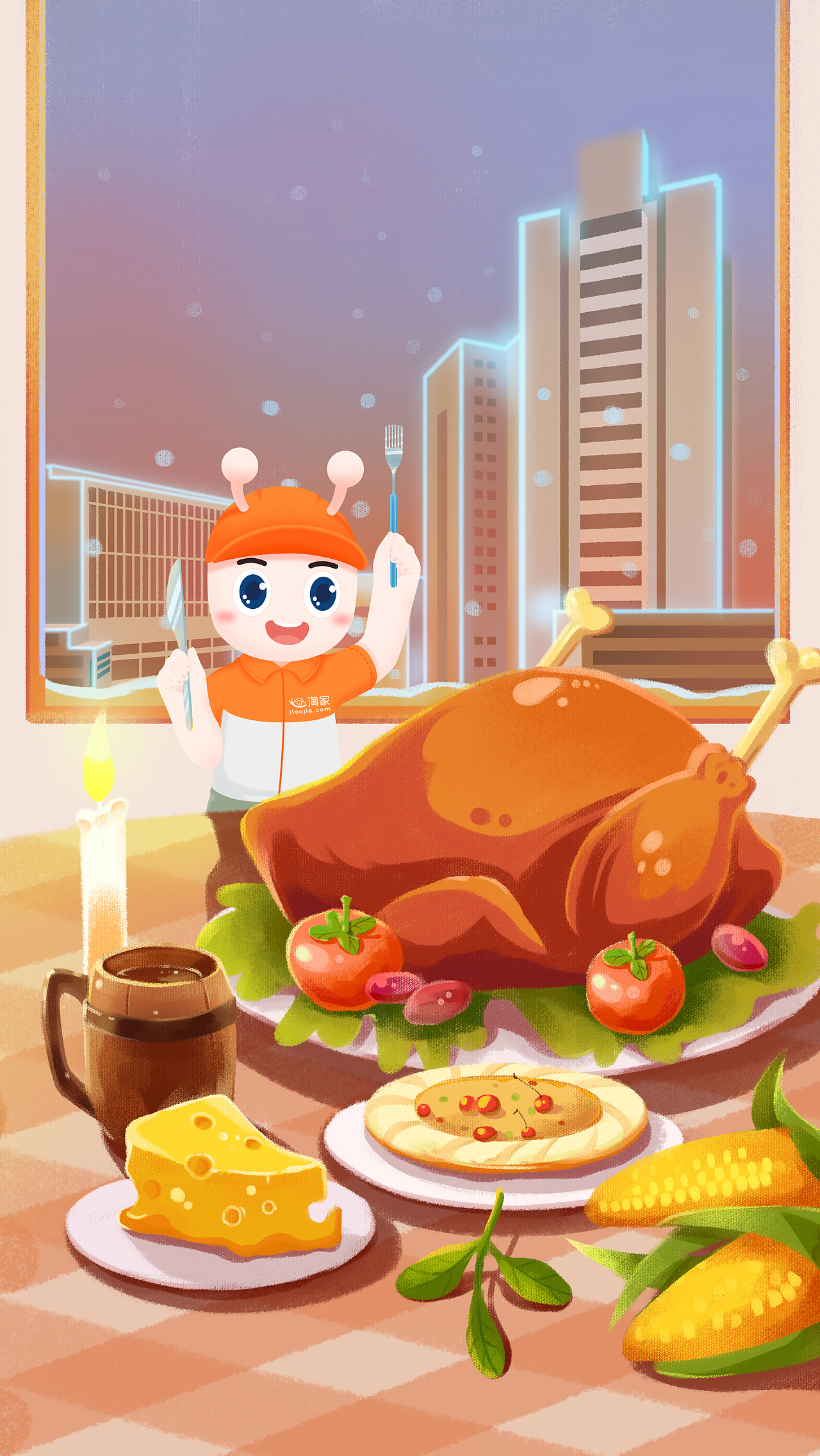 节日节气插图3（图ZMjE3MzA1NTAw） - 创作习作 - 站酷设计师声沙沙沙原创素材 - 站酷ZCOOL