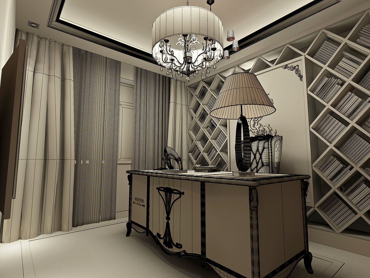 怀仁133平样板房设计