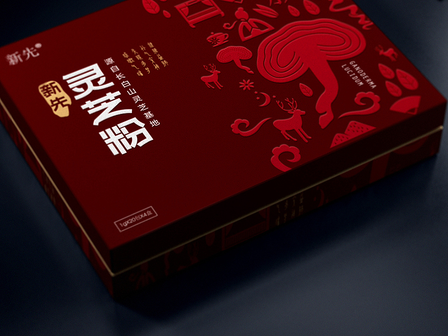 新先灵芝包装设计