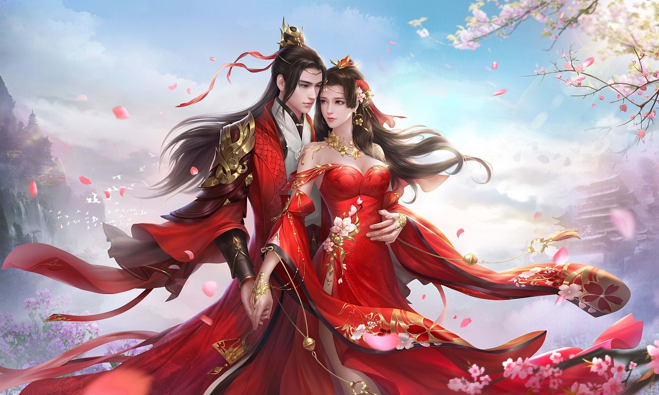 为游戏《雪鹰领主》创作的美宣图