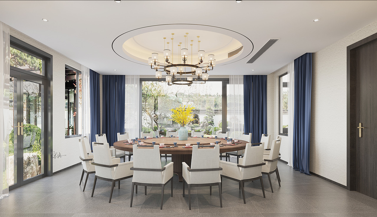 中式餐厅 | 古典的端庄之美