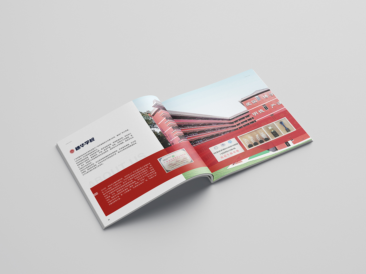 教育学校宣传画册设计