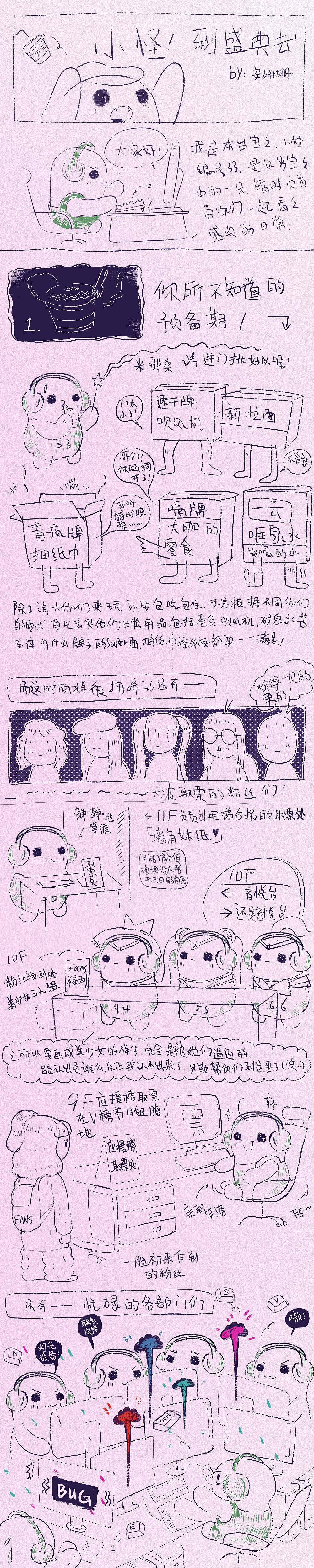 為公司內(nèi)刊做的宣傳漫畫(huà)（圖ZNzk3NTEyMDQ=） - 藝術(shù)插畫(huà) - 站酷設(shè)計(jì)師小山貓眼ann原創(chuàng)素材 - 站酷ZCOOL